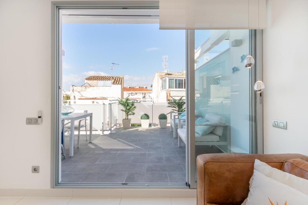 Beach Penthouse Sitges Rentals Eksteriør billede