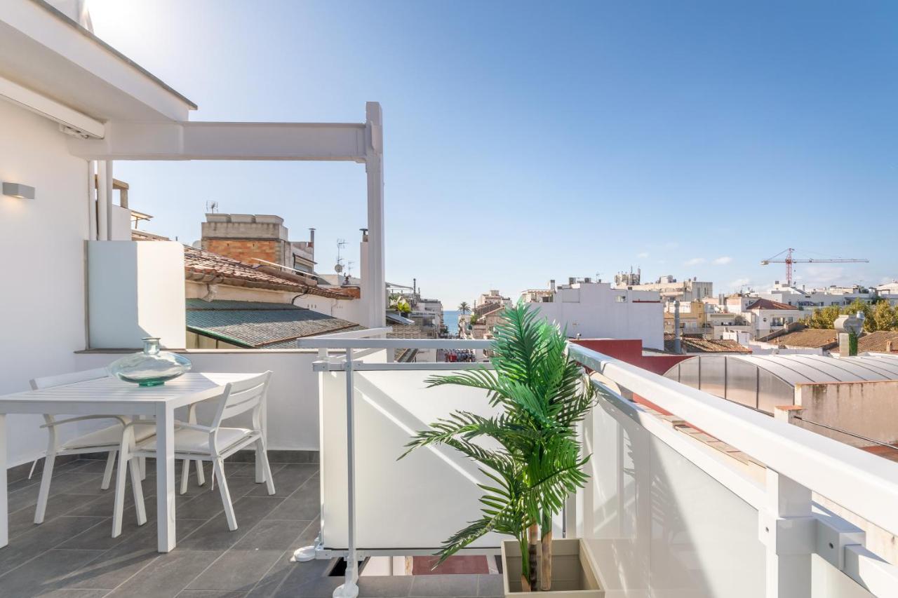 Beach Penthouse Sitges Rentals Eksteriør billede